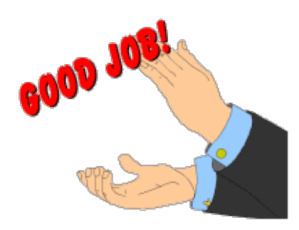 Good job clapping hands