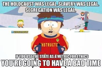 counting on state for ethics